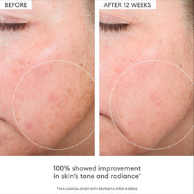 Drunk Elephant serum texture on skin showing lightweight absorbent finish