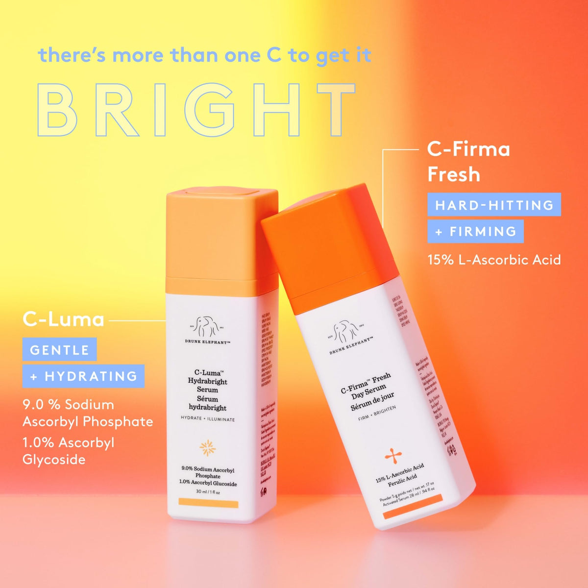 Drunk Elephant bottle styled on bathroom shelf suggesting daily routine benefit