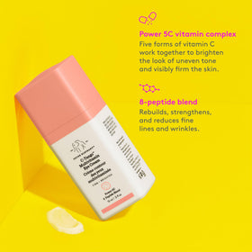 Drunk Elephant ingredient label closeup showing key actives and clarity benefit