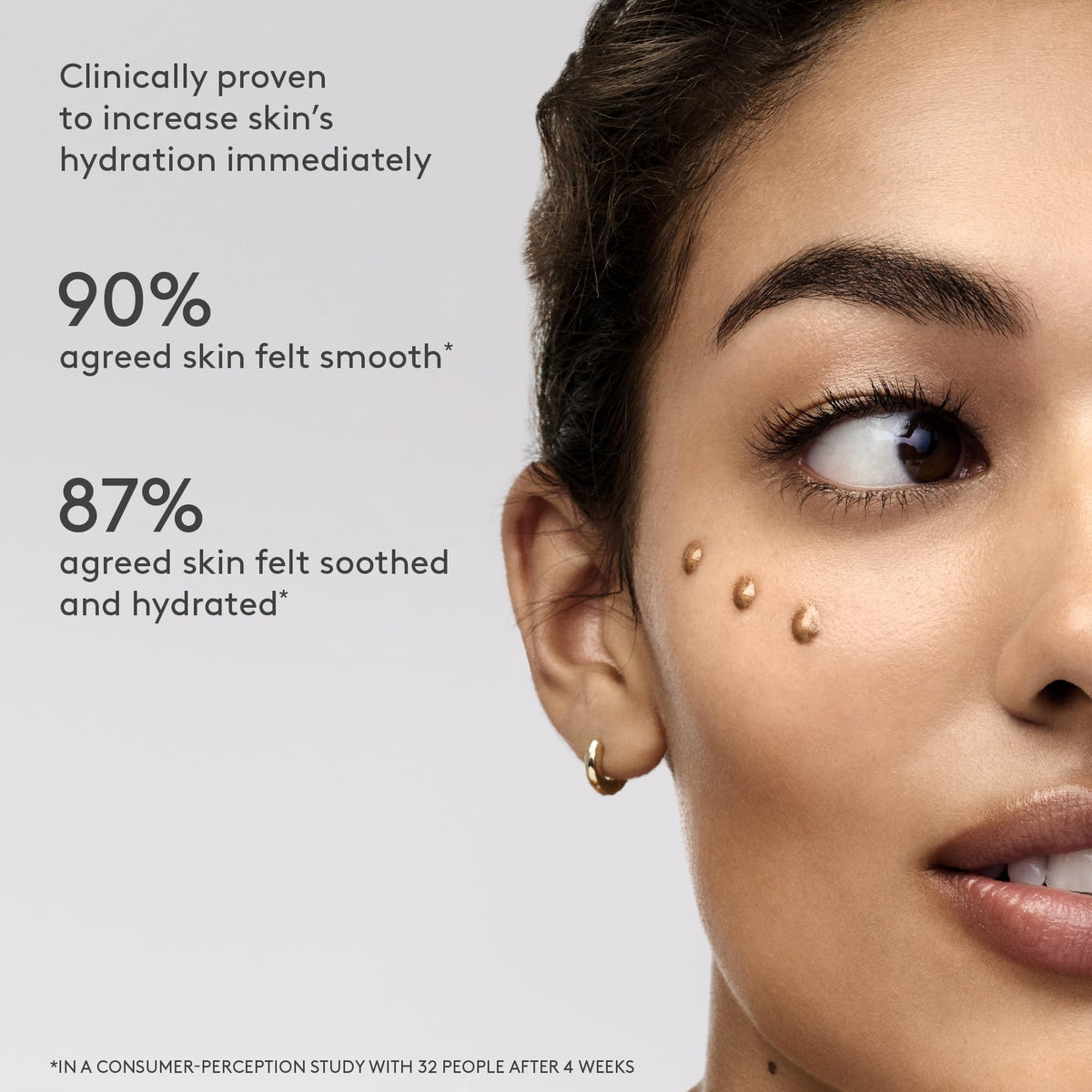 Drunk Elephant label close-up highlighting key ingredients and clean clinical formulation benefits