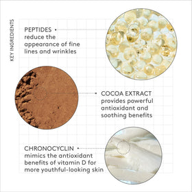 Drunk Elephant D-Bronzi mixed into moisturizer illustrating customizable tinting benefit