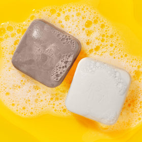 Drunk Elephant Juju bar close-up texture highlighting smooth gentle exfoliation