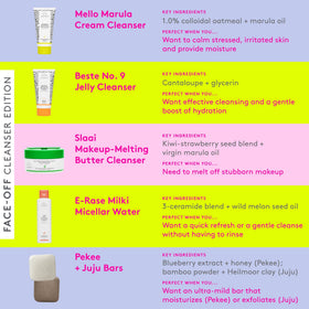 Drunk Elephant bars arranged in bathroom setting suggesting a clean, minimal routine