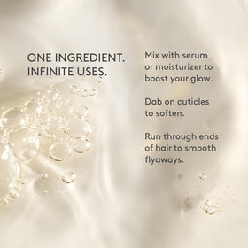Drunk Elephant label close-up highlighting ingredients and clean-formula reassurance benefit