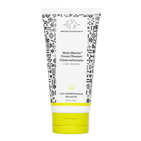 Drunk Elephant front packaging showing calming cream cleanser benefits