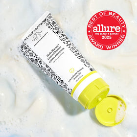 Drunk Elephant creamy texture of Mello Marula cleanser illustrating gentle, low-lather formula