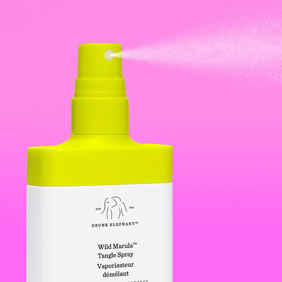 Drunk Elephant texture shot with marula oil drop showing moisturizing shine benefits