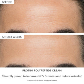 Drunk Elephant Protini cream on hand demonstrating fast absorption and firming