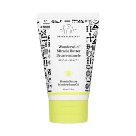 Drunk Elephant Wonderwild front jar showing packaging and product name benefit: visible clean luxury