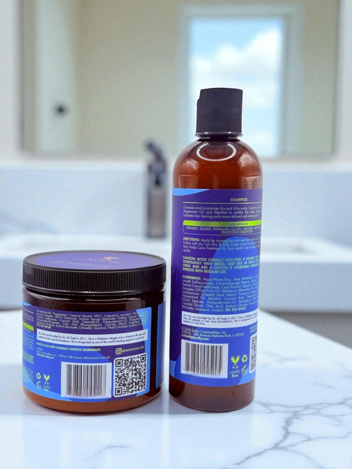Generic brand aftercare scene hair looks smoother and scalp appears calm