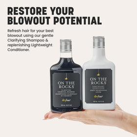 Drybar activated charcoal close-up ingredient shot highlighting deep-clean benefit