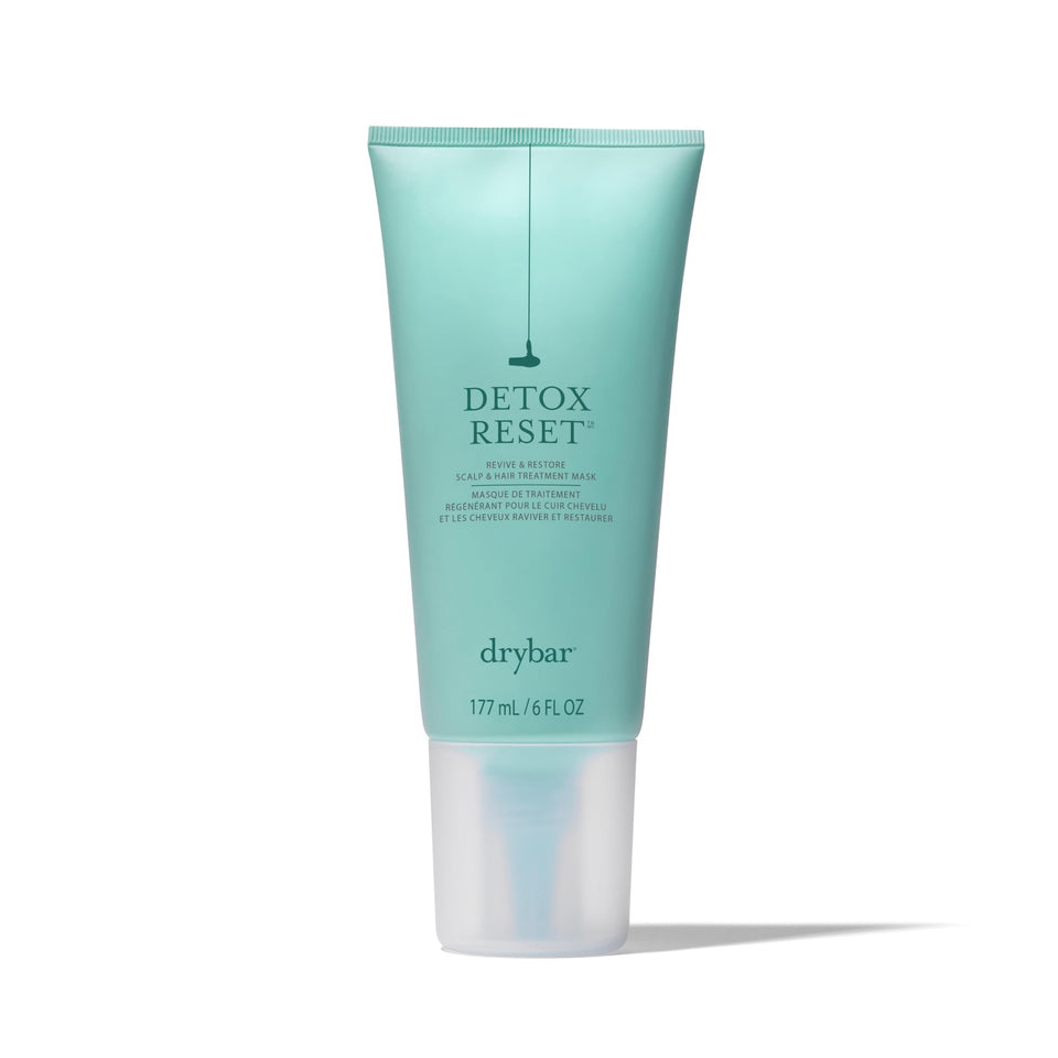 Drybar front packaging showing jar and branding, clean shelf display, easy identification
