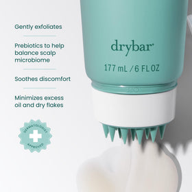 drybar product texture close-up highlighting gentle formula for comfortable exfoliation