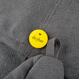 Drybar Dry Martini hanging on hook to air dry and stay fresh