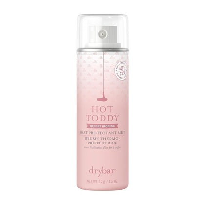 Drybar Hot Toddy front packaging showing product benefits and size