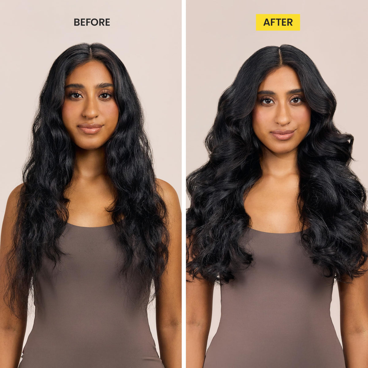Drybar Hot Toddy clear mist texture on hand showing lightweight feel
