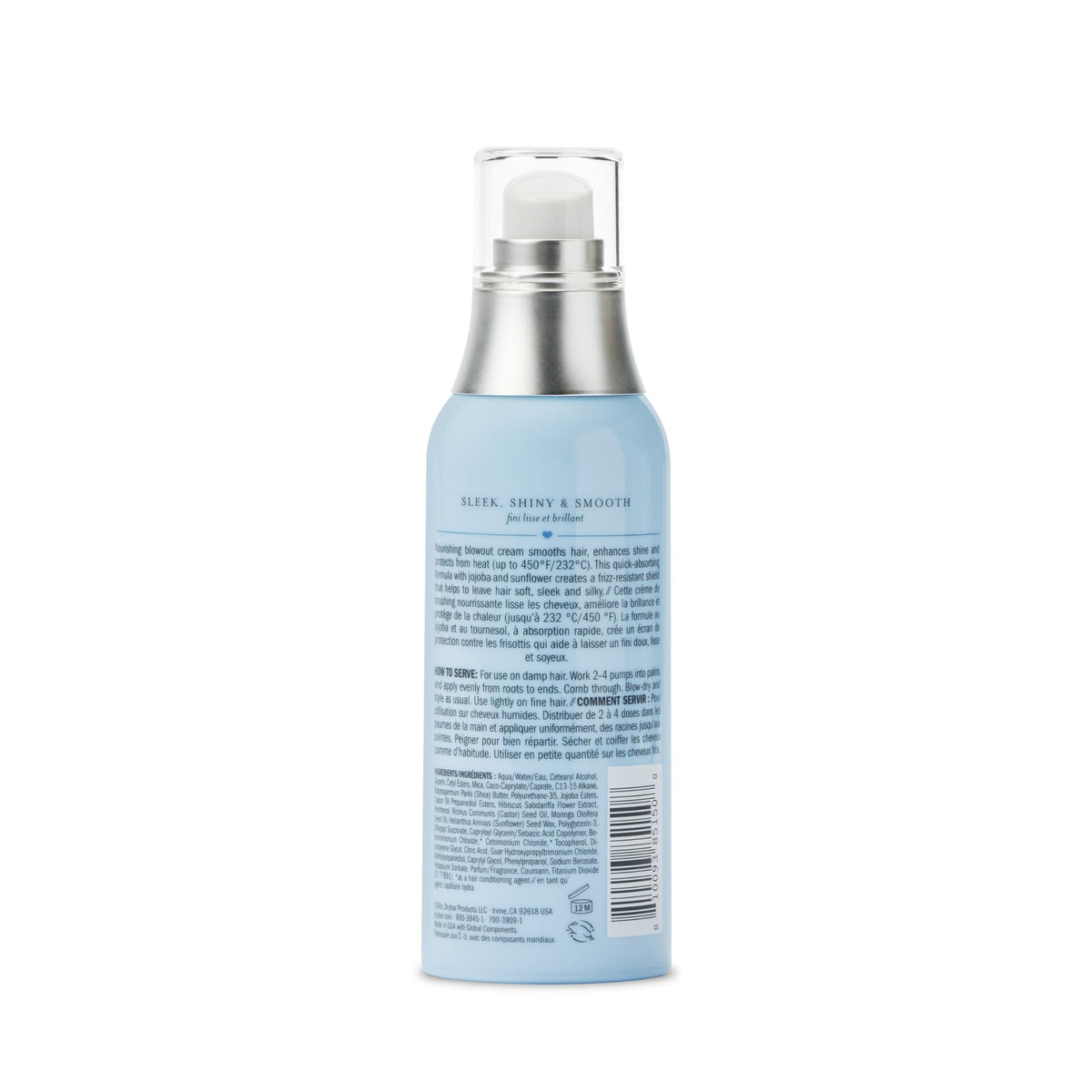 Drybar on bathroom shelf styled in a morning routine setting benefit