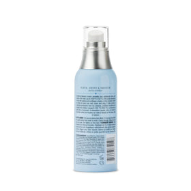 Drybar on bathroom shelf styled in a morning routine setting benefit