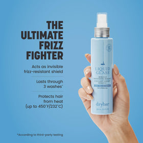 Drybar texture drop on hand showing lightweight formula and smooth finish