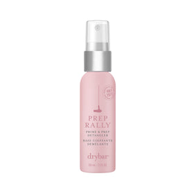 Drybar front packaging showing travel bottle with Noir scent for easy packing