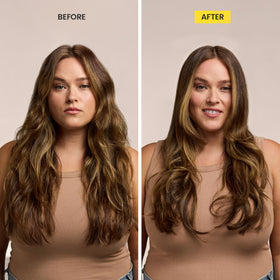 Drybar close-up of fine spray mist providing even detangling coverage