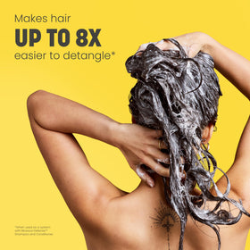 Drybar shampoo paired with conditioner, depicts a complete Blowout Defense system