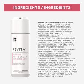 DS Laboratories ingredient display with keratin and proteins showing bond-care support