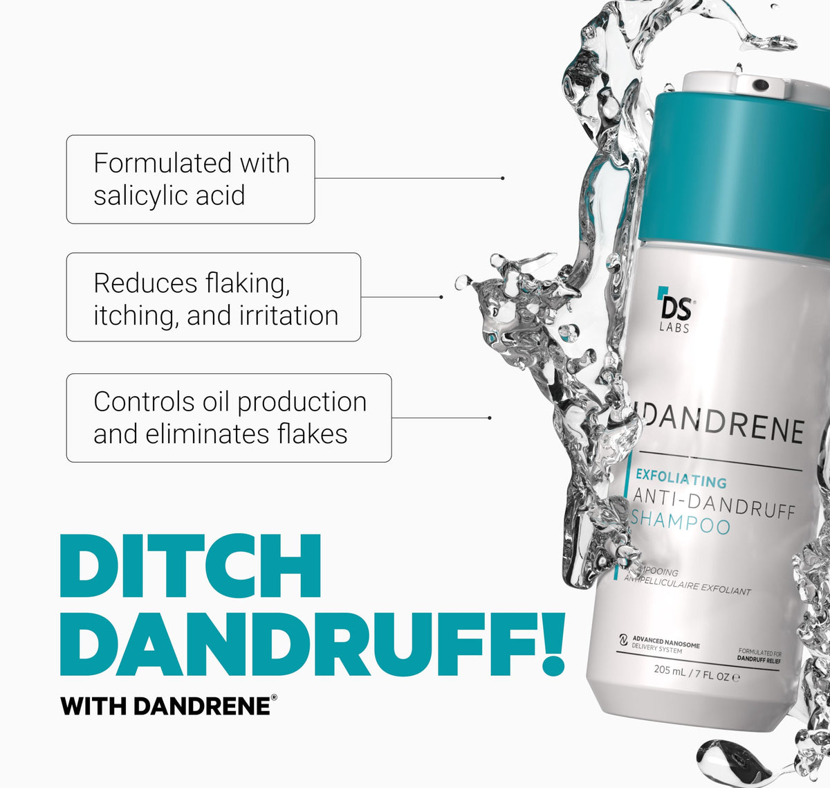 DS Laboratories ingredients label detail displaying key active components