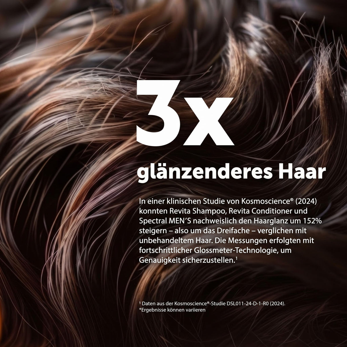 DS Laboratories being applied to hair demonstrating gentle scalp massage benefit