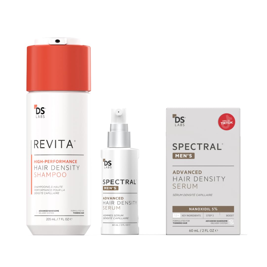 DS Laboratories Revita Shampoo front bottle shows clean packaging and gentle cleansing benefit