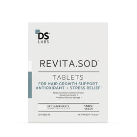 DS Laboratories front packaging showing bottle and branding for daily hair support