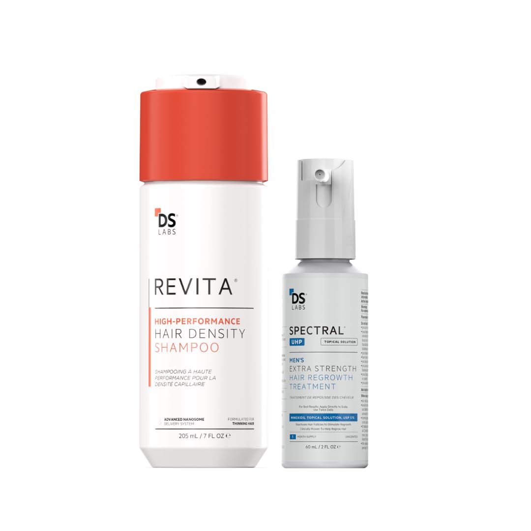 DS Laboratories Spectral.UHP front packaging shows product and benefit of targeted regrowth