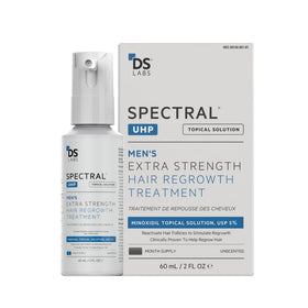 DS Laboratories front bottle view showing product and easy use benefit