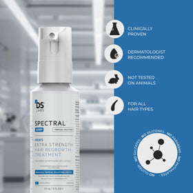 Ingredients label closeup displaying DS Laboratories nanosomally delivered formula transparency