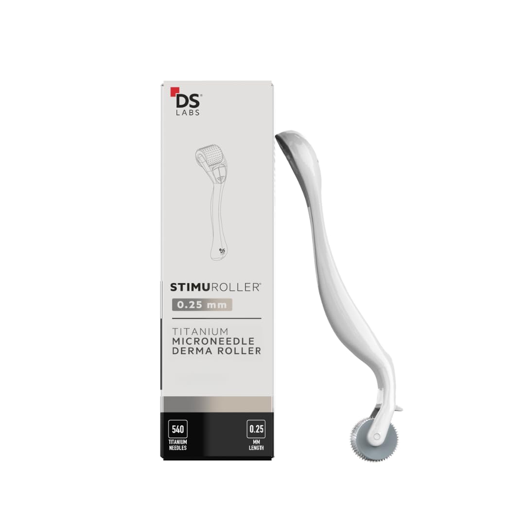 DS Laboratories StimuROLLER front view showing compact handle and roller for easy use