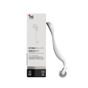 DS Laboratories StimuROLLER front view showing compact handle and roller for easy use