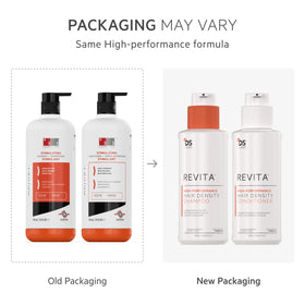 DS Laboratories pump dispensers ready for daily two-step scalp routine and quick use