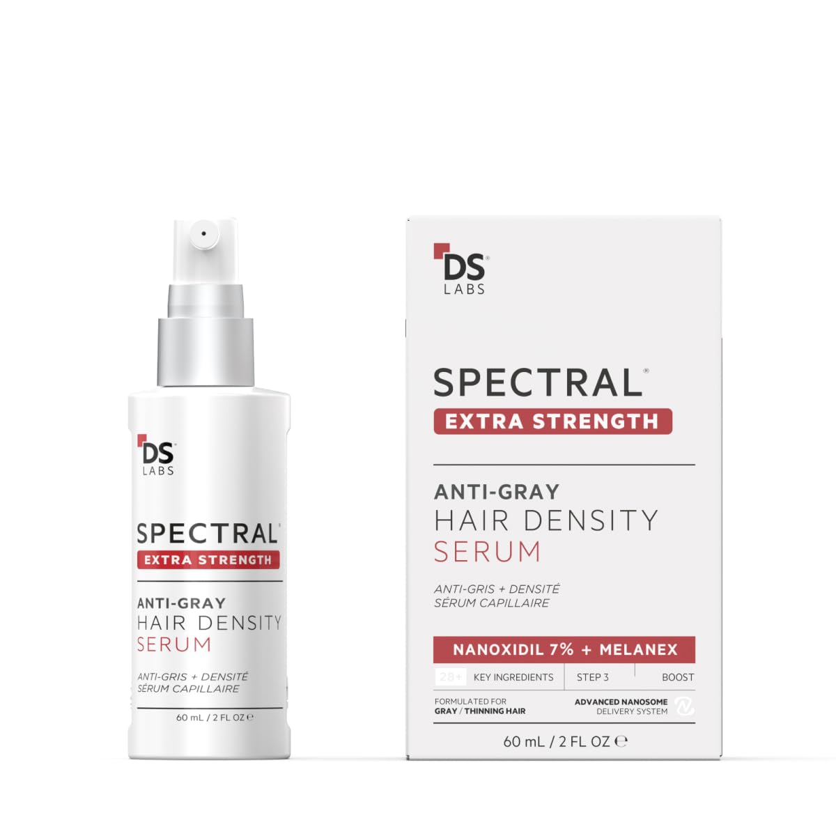 DS Laboratories front packaging showing bottle and branding for quick identification