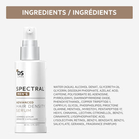 DS Laboratories styled hair before and after visual, suggests improved thickness appearance