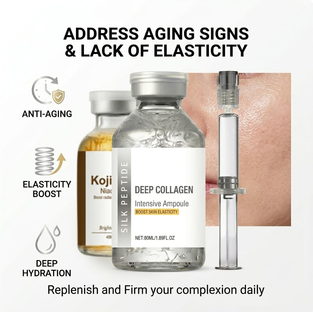 DTMIEAXN ampoules beside moisturizer and SPF showing routine compatibility