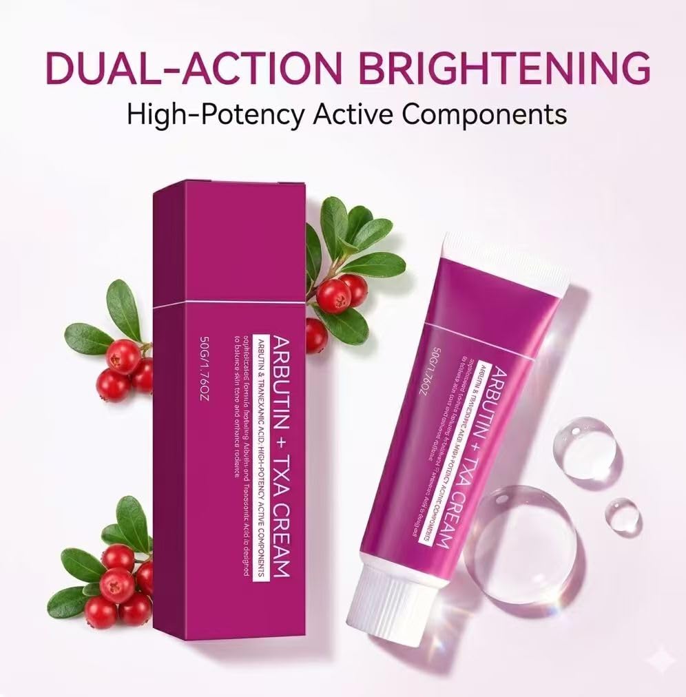 DTMIEAXN applying cream to face and hand to show multi-area use and hydration