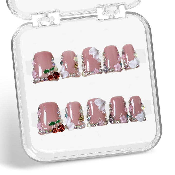 Generic Duck front packaging showing full-cover press on nails, easy salon results