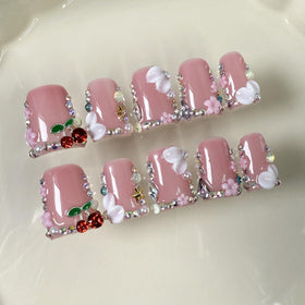 Generic Duck pearl and rhinestone texture showing durable layered design