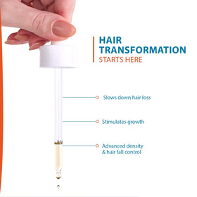 Ducray Creastim nozzle detail highlighting precise application for targeted scalp dosing