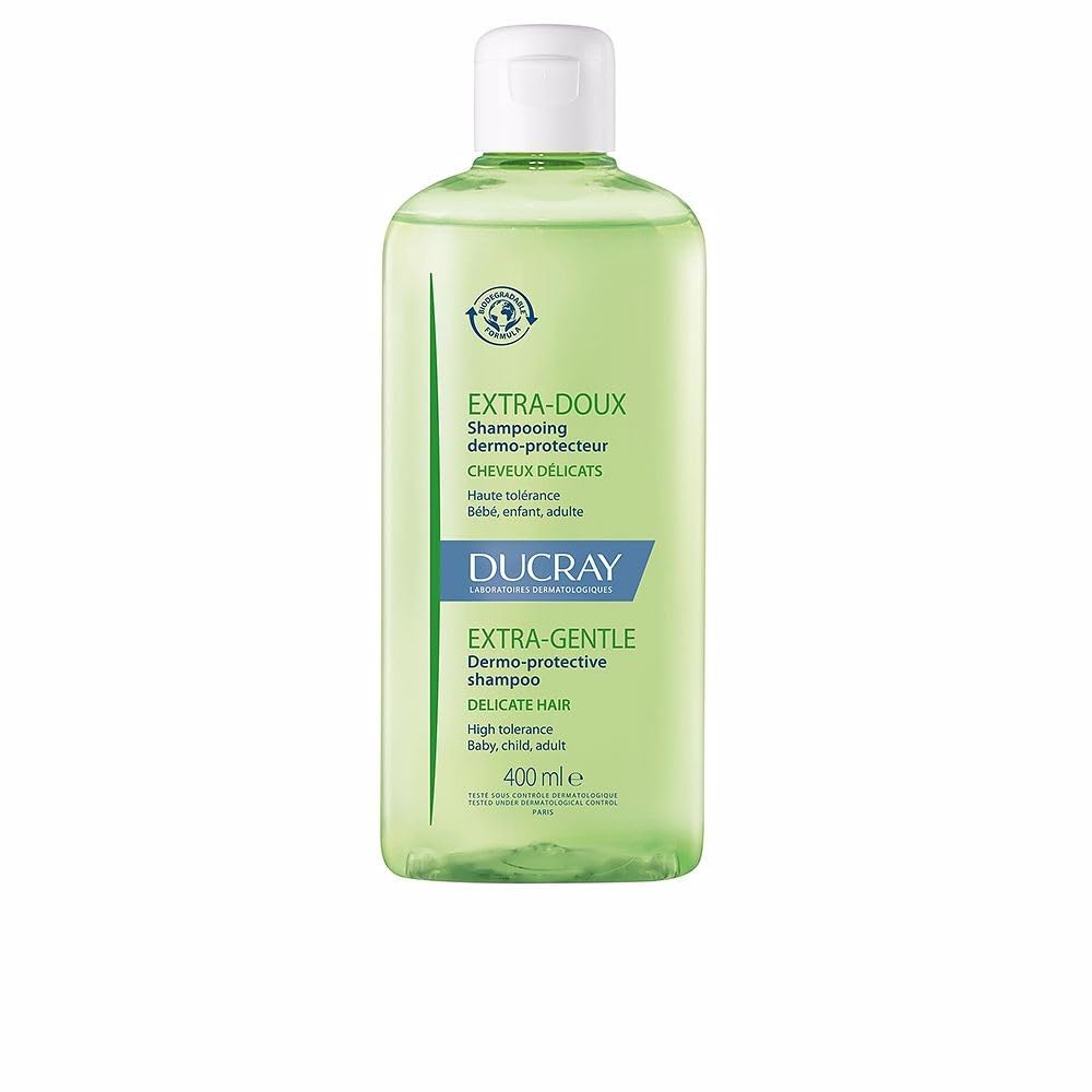 Ducray front packaging showing bottle and eco-friendly benefits