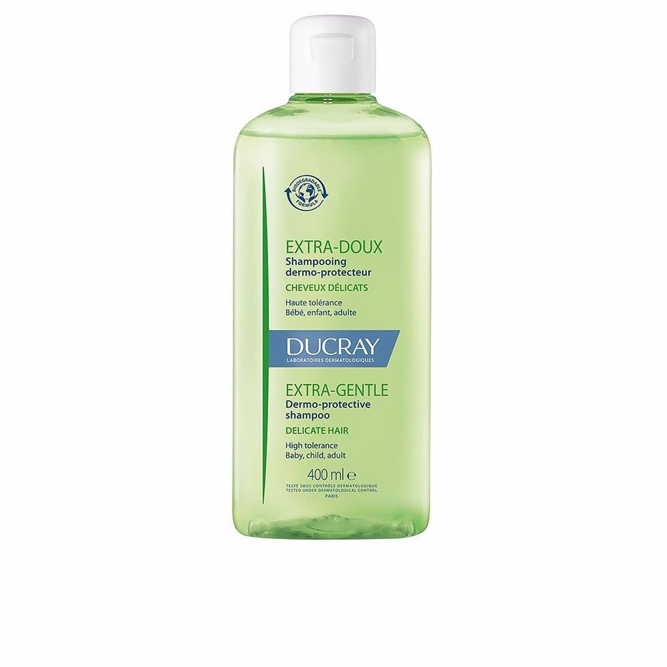 Ducray front packaging showing bottle and eco-friendly benefits