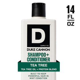 Duke Cannon lather in hand demonstrating foaming and cleansing action