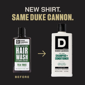 Duke Cannon in lifestyle setting after shower for refreshed feeling