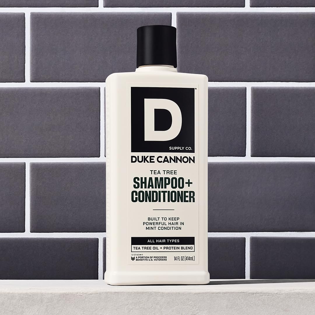 Duke Cannon texture close-up showing gel consistency and conditioning benefits