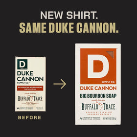 Duke Cannon close-up of soap texture highlighting triple-milled quality
